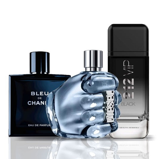 Zestaw 3 Perfum | Bleu de Chanel + Diesel Only The Brava + 212 VIP Black